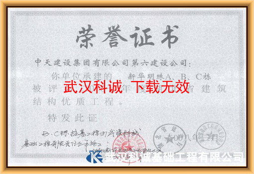 新华明珠A、B、C栋 获 省建筑结构优质工程