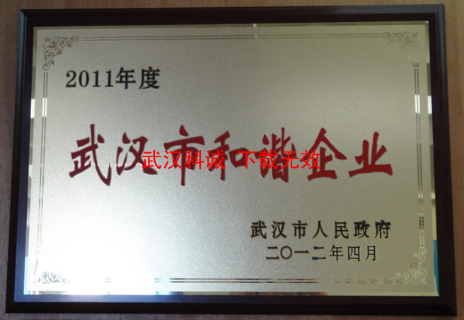 2011年度武汉市和谐企业
