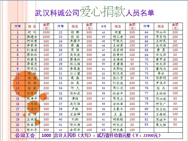 2017武汉科诚爱心无限倡议书